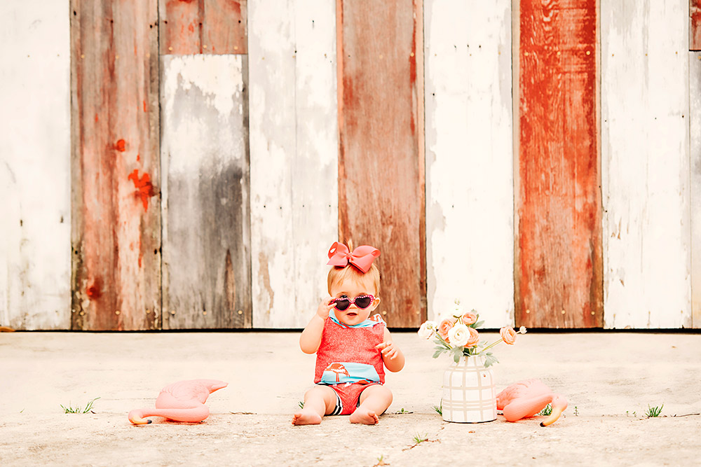 baby wearing sunglasses in san antonio texas