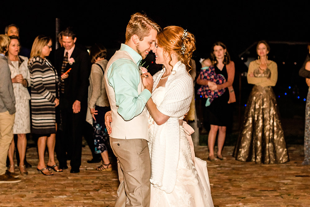 bride and groom dancing in san antonio texas